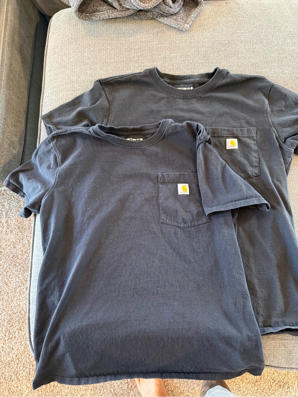 Carhartt Black Graphic Neck Label Tee